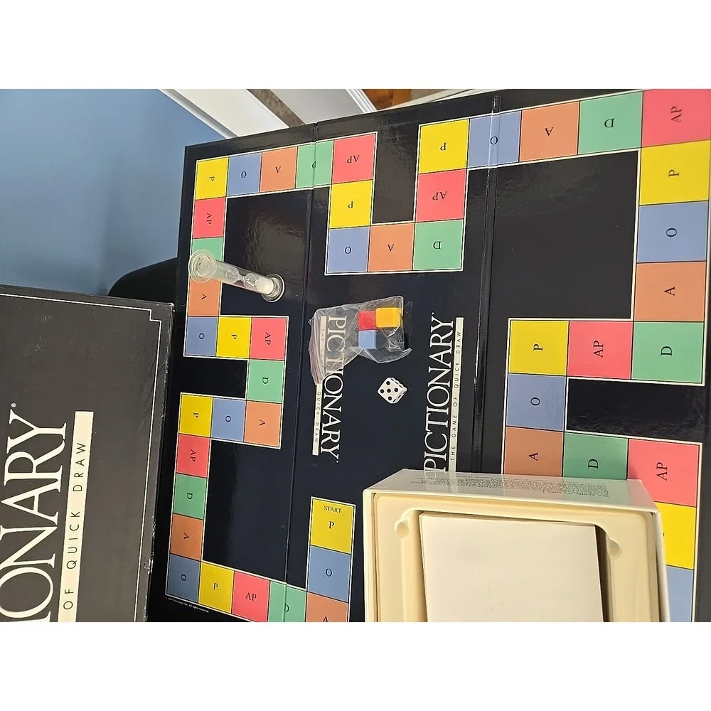 Pictionary First Edition Rare 1985 Original Pieces Complete Vintage‎ S9484